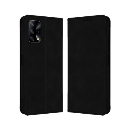 Funda Polipiel con Tarjetero para Oppo A74 4G Color Negra