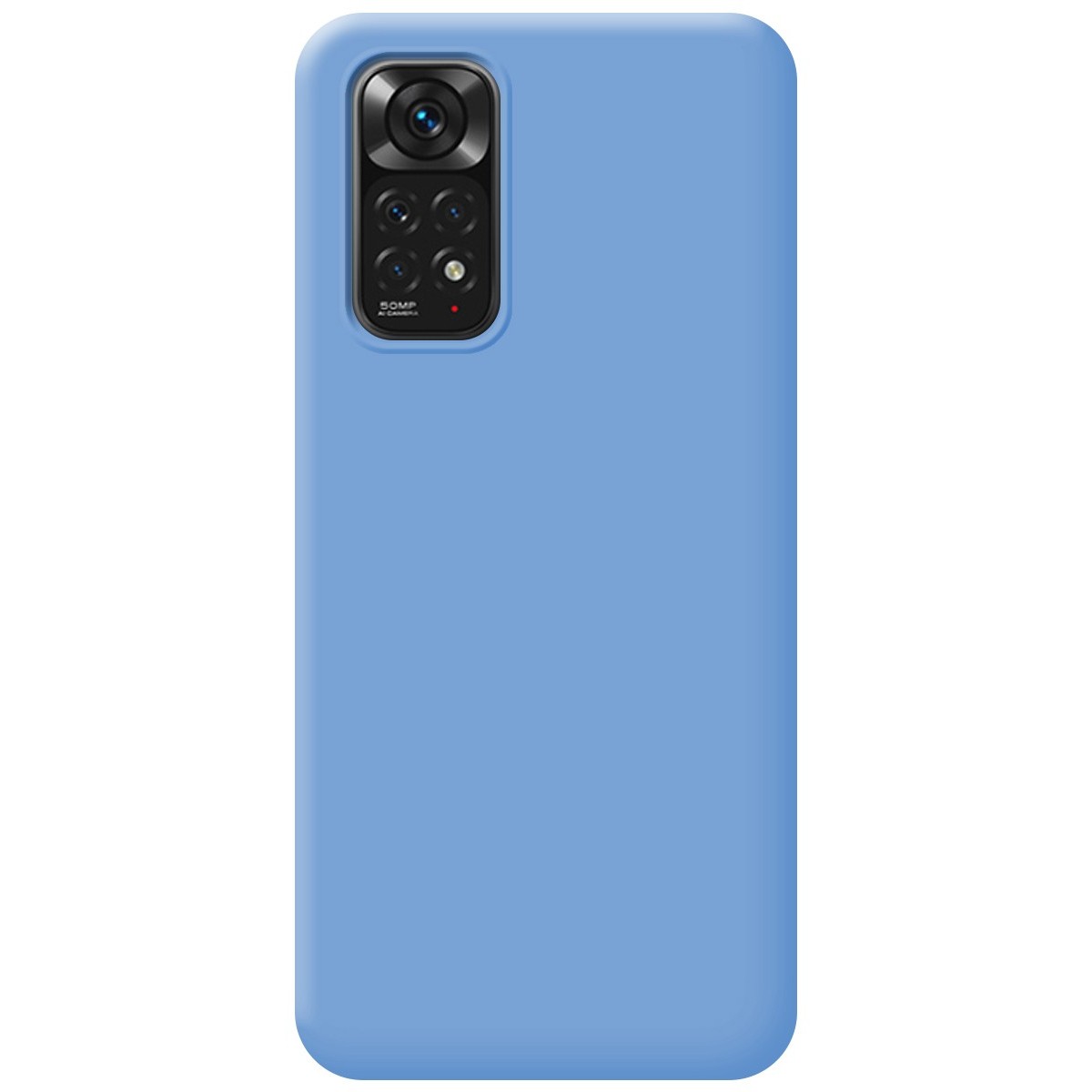 Funda Silicona Líquida Ultra Suave para Xiaomi Redmi Note 11 / 11S color Azul