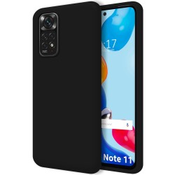 Funda Silicona Líquida Ultra Suave para Xiaomi Redmi Note 11 / 11S color Negra