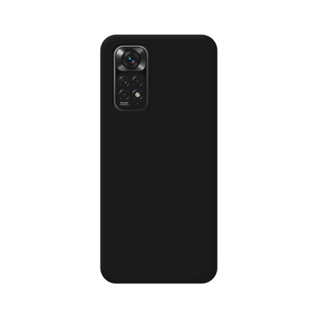 Funda Silicona Líquida Ultra Suave para Xiaomi Redmi Note 11 / 11S color Negra