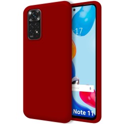 Funda Silicona Líquida Ultra Suave para Xiaomi Redmi Note 11 / 11S color Roja