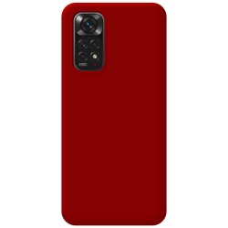 Funda Silicona Líquida Ultra Suave para Xiaomi Redmi Note 11 / 11S color Roja 2