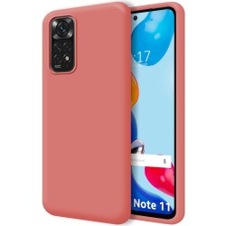 Funda Silicona Líquida Ultra Suave para Xiaomi Redmi Note 11 / 11S color Rosa
