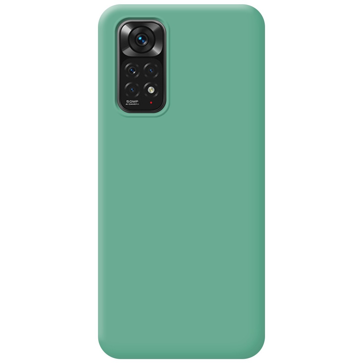 Funda Silicona Líquida Ultra Suave para Xiaomi Redmi Note 11 / 11S color Verde