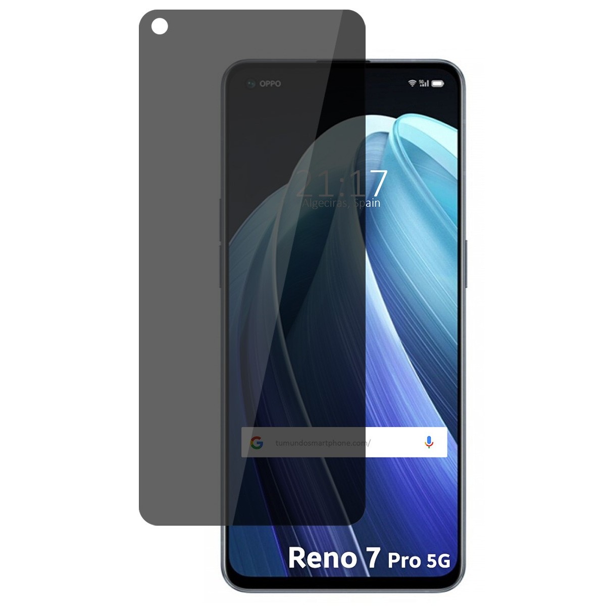 Protector Pantalla Hidrogel Privacidad Antiespías para Oppo Reno 7 Pro 5G