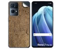 Pegatina Vinilo Autoadhesiva Textura Corcho para Oppo Reno 7 Pro 5G
