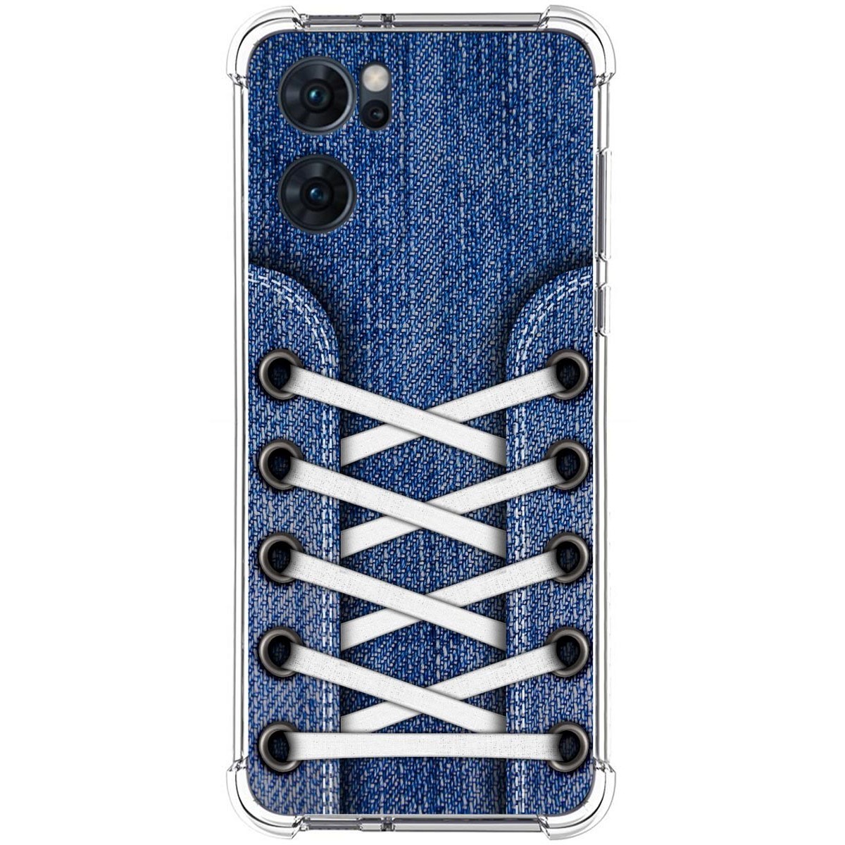 Funda Silicona Antigolpes para Oppo Reno 7 5G diseño Zapatillas 01 Dibujos