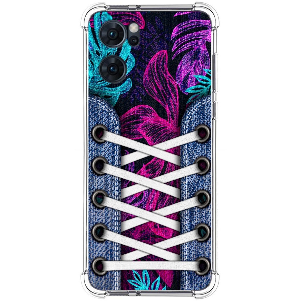 Funda Silicona Antigolpes para Oppo Reno 7 5G diseño Zapatillas 07 Dibujos