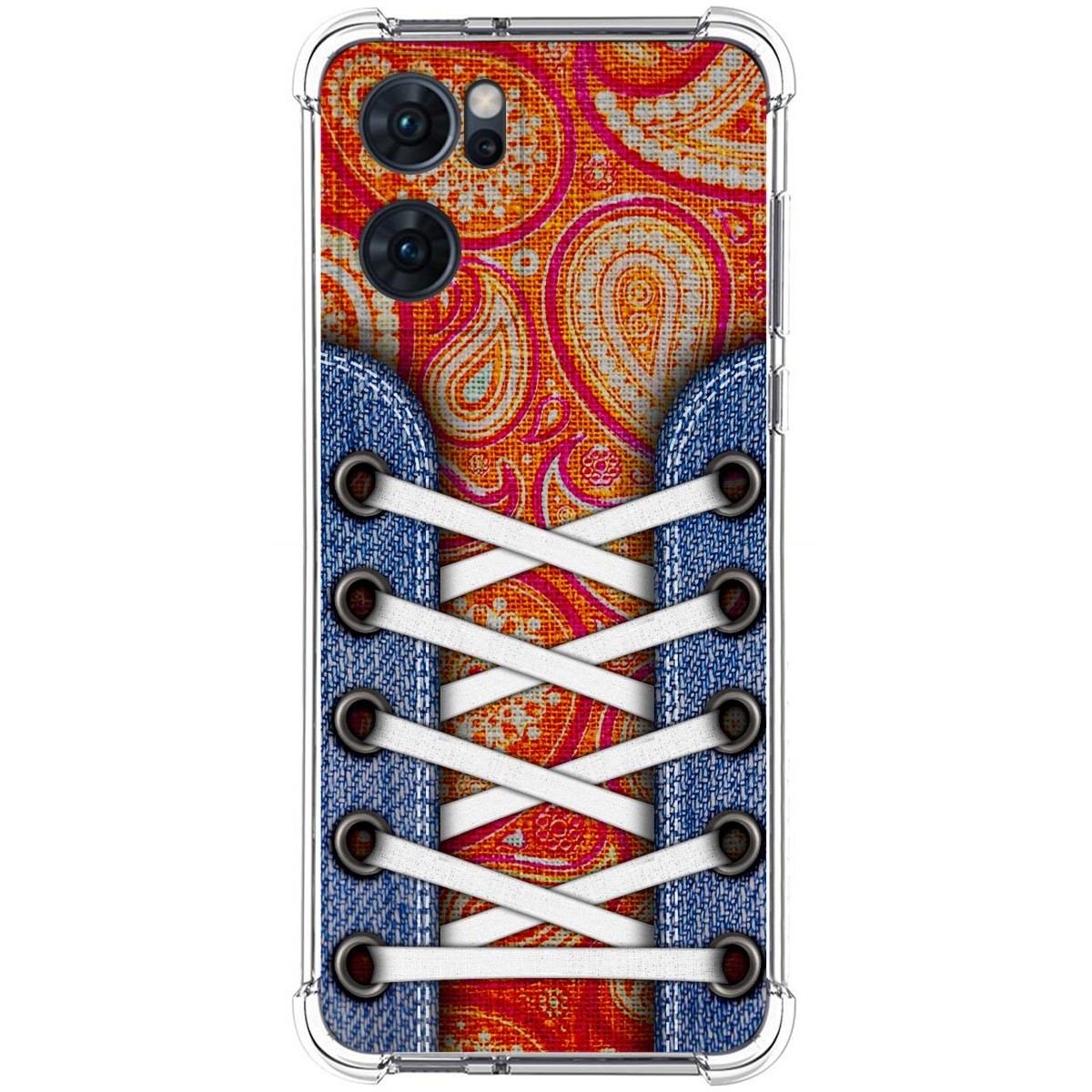 Funda Silicona Antigolpes para Oppo Reno 7 5G diseño Zapatillas 10 Dibujos