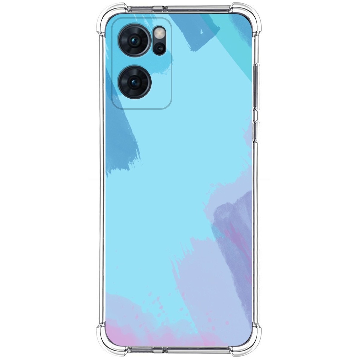 Funda Silicona Antigolpes para Oppo Reno 7 5G diseño Acuarela 10 Dibujos