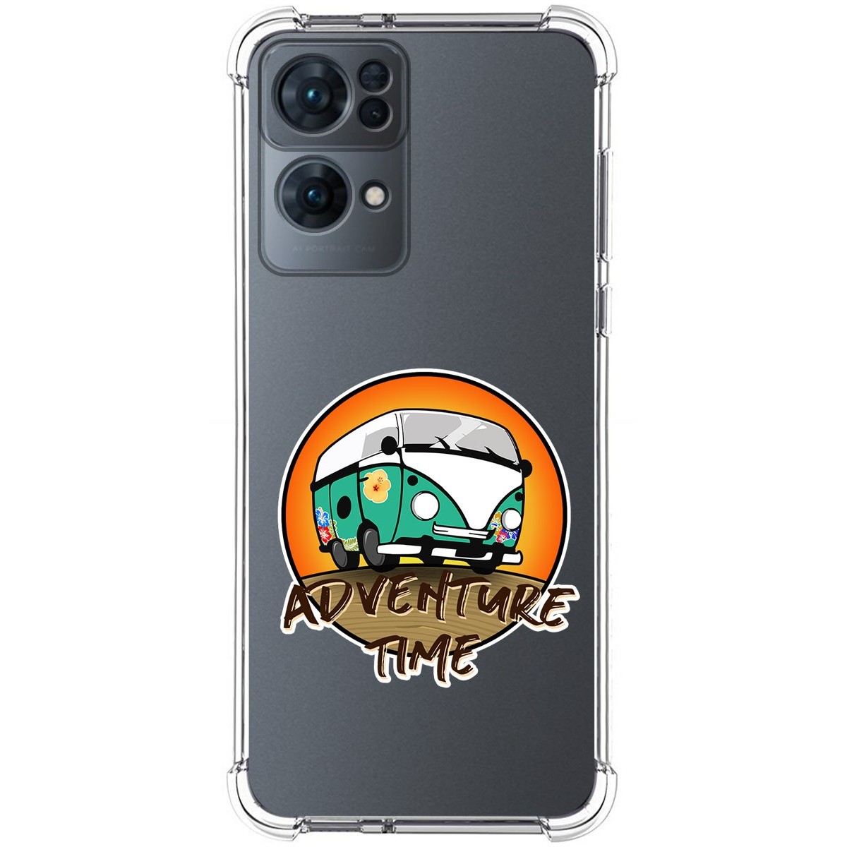 Funda Silicona Antigolpes para Oppo Reno 7 Pro 5G diseño Adventure Time Dibujos