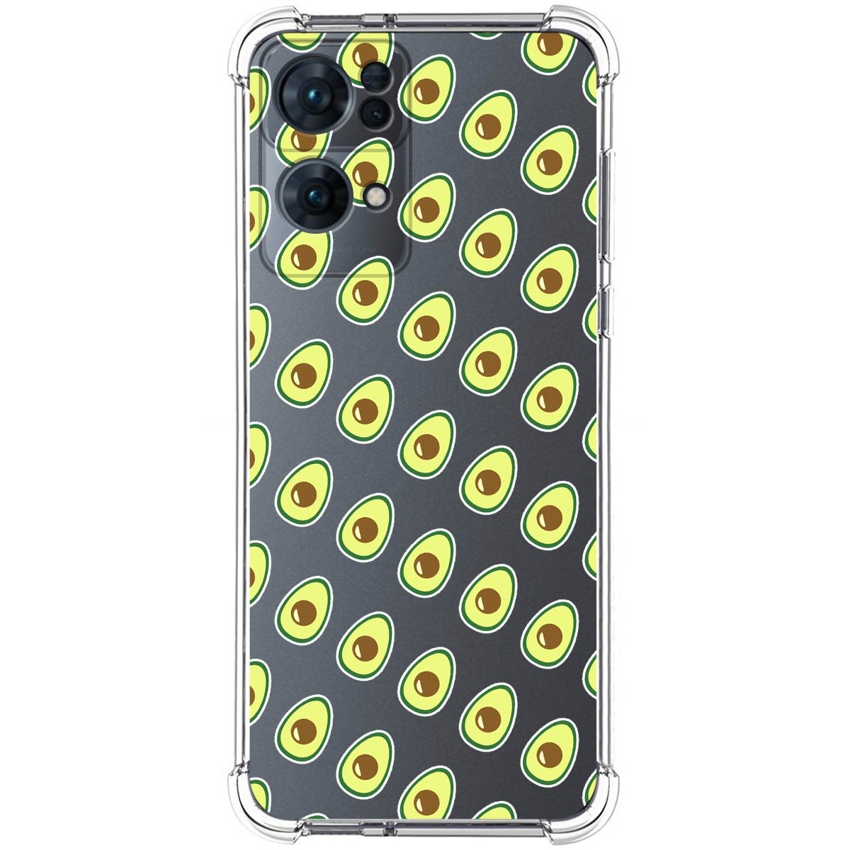 Funda Silicona Antigolpes para Oppo Reno 7 Pro 5G diseño Aguacate Dibujos