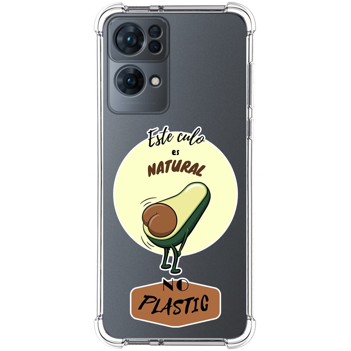 Funda Silicona Antigolpes para Oppo Reno 7 Pro 5G diseño Culo Natural Dibujos