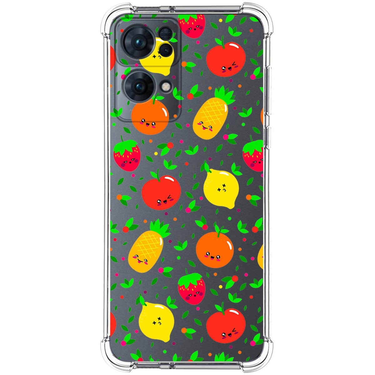 Funda Silicona Antigolpes para Oppo Reno 7 Pro 5G diseño Frutas 01 Dibujos