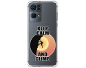Funda Silicona Antigolpes para Oppo Reno 7 Pro 5G diseño Hombre Escalada Dibujos