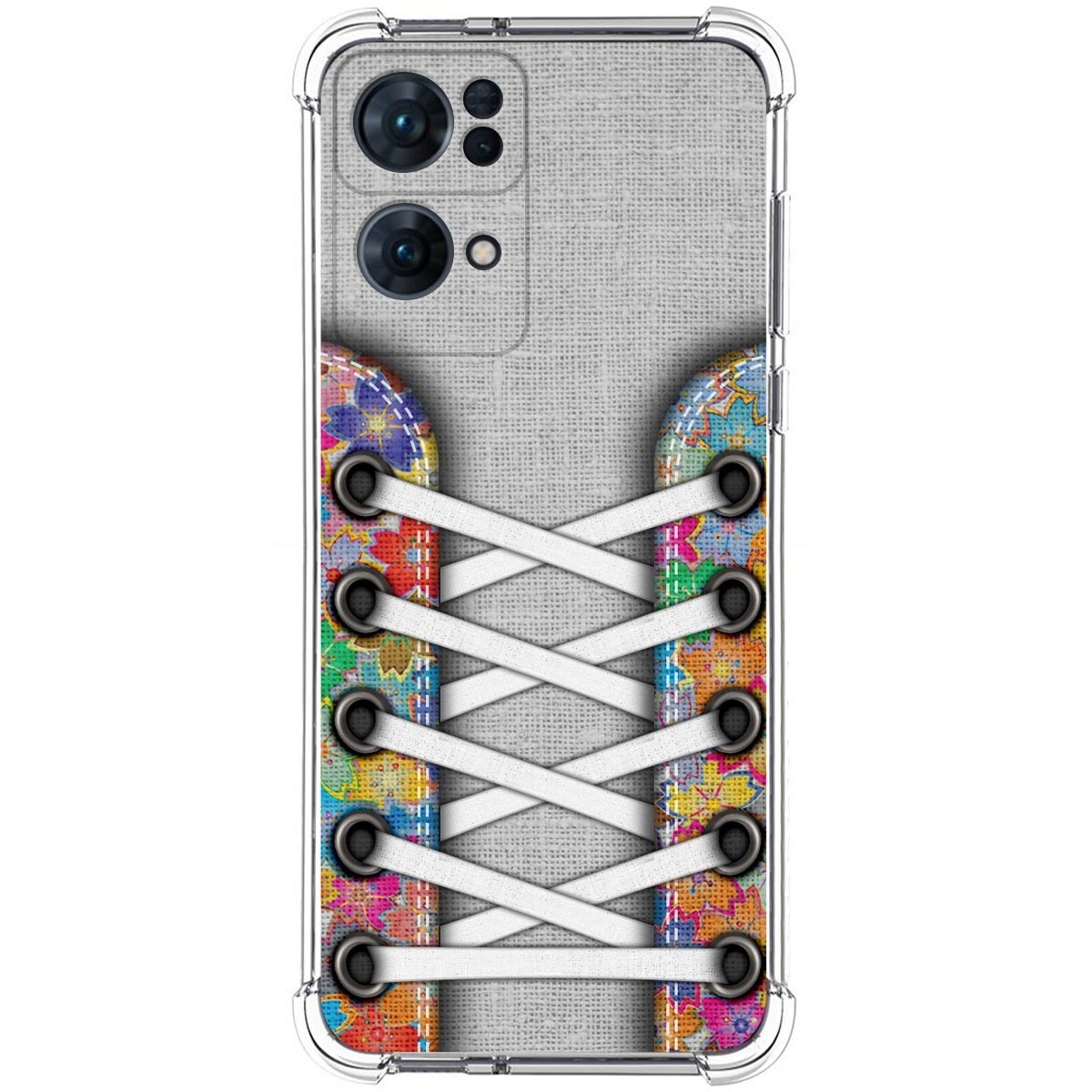 Funda Silicona Antigolpes para Oppo Reno 7 Pro 5G diseño Zapatillas 04 Dibujos