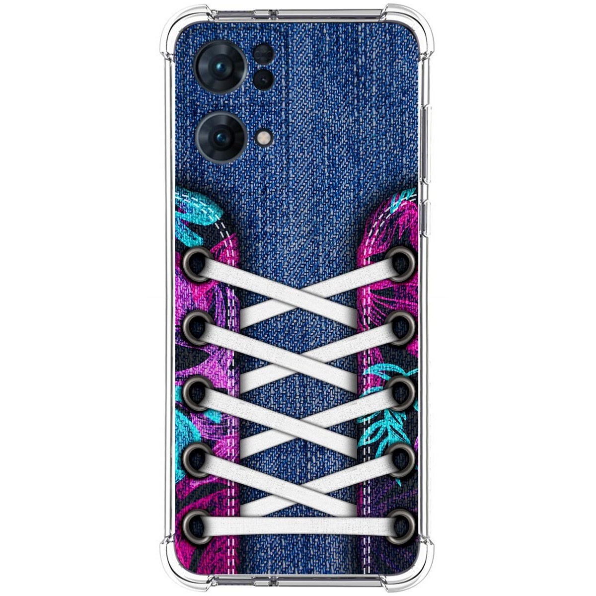 Funda Silicona Antigolpes para Oppo Reno 7 Pro 5G diseño Zapatillas 06 Dibujos