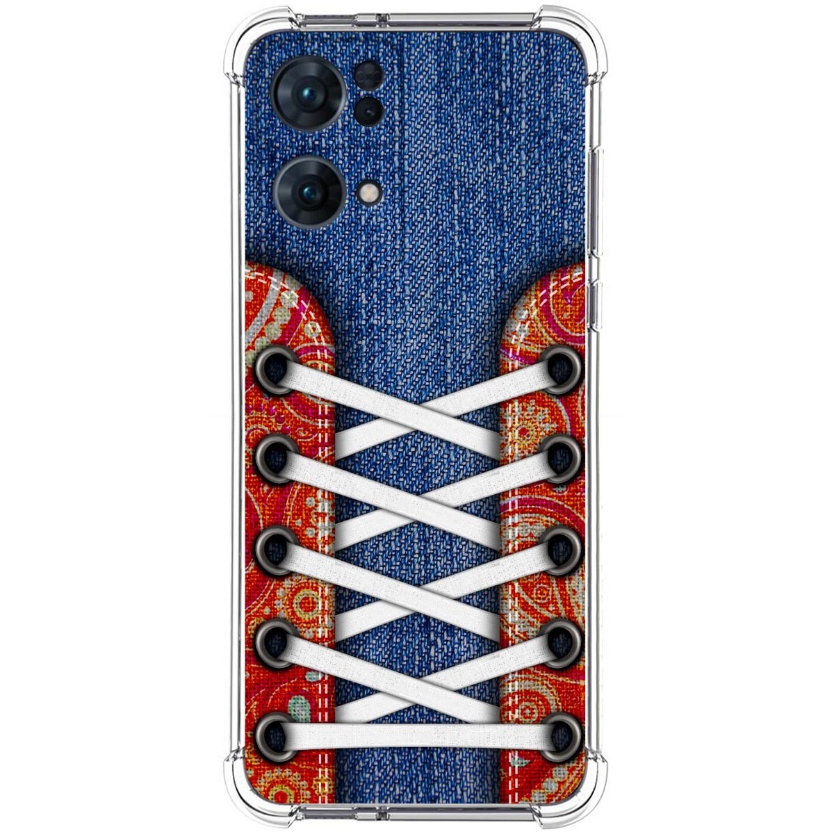Funda Silicona Antigolpes para Oppo Reno 7 Pro 5G diseño Zapatillas 11 Dibujos
