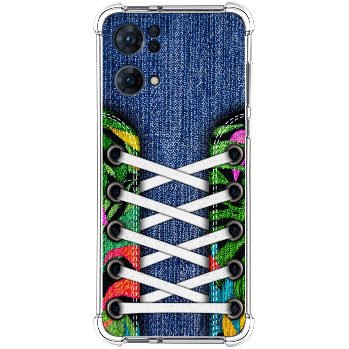 Funda Silicona Antigolpes para Oppo Reno 7 Pro 5G diseño Zapatillas 13 Dibujos
