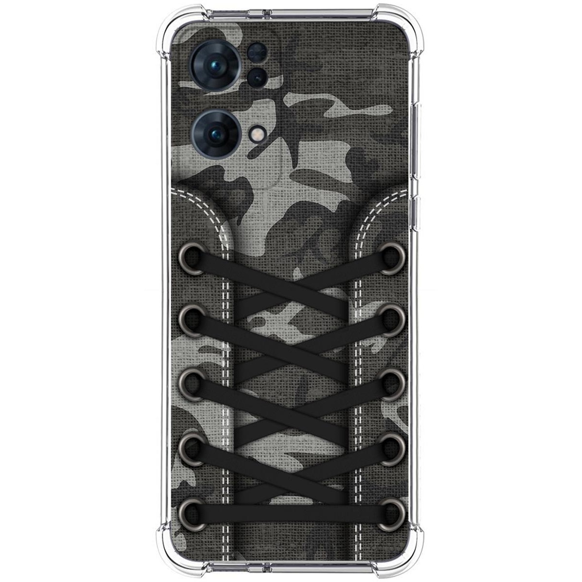 Funda Silicona Antigolpes para Oppo Reno 7 Pro 5G diseño Zapatillas 15 Dibujos