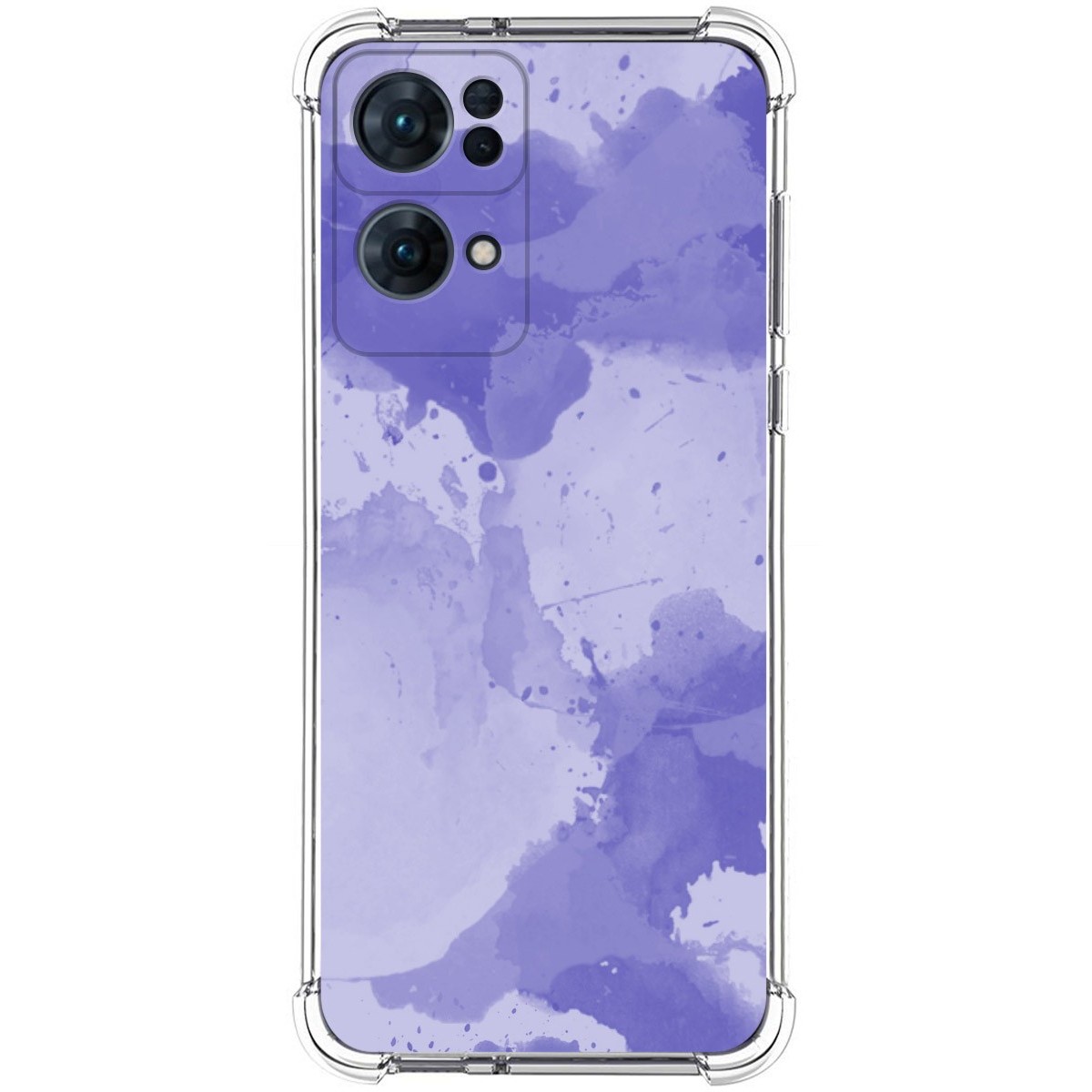 Funda Silicona Antigolpes para Oppo Reno 7 Pro 5G diseño Acuarela 01 Dibujos