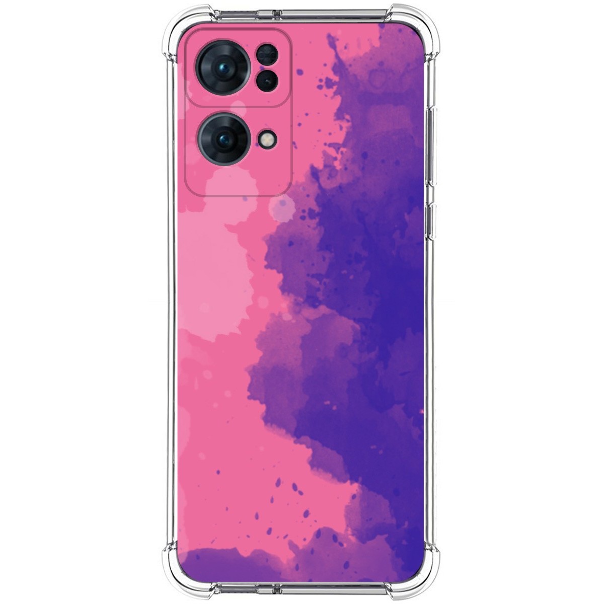 Funda Silicona Antigolpes para Oppo Reno 7 Pro 5G diseño Acuarela 07 Dibujos