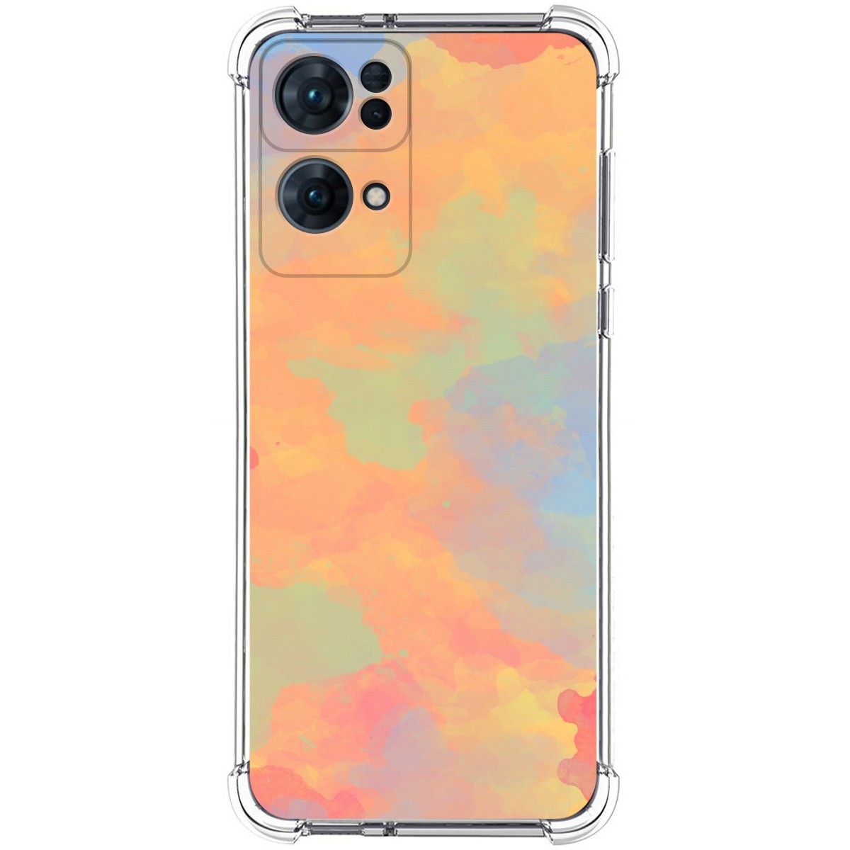 Funda Silicona Antigolpes para Oppo Reno 7 Pro 5G diseño Acuarela 08 Dibujos