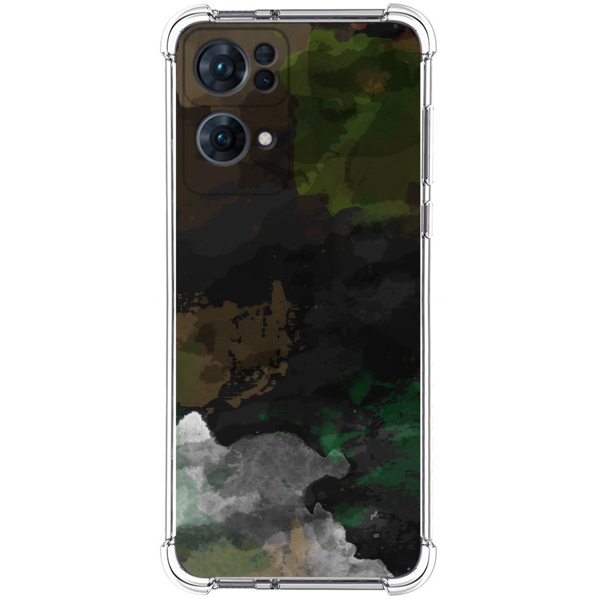 Funda Silicona Antigolpes para Oppo Reno 7 Pro 5G diseño Acuarela 12 Dibujos