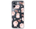 Funda Silicona Antigolpes para Realme 9i diseño Cerdos Dibujos