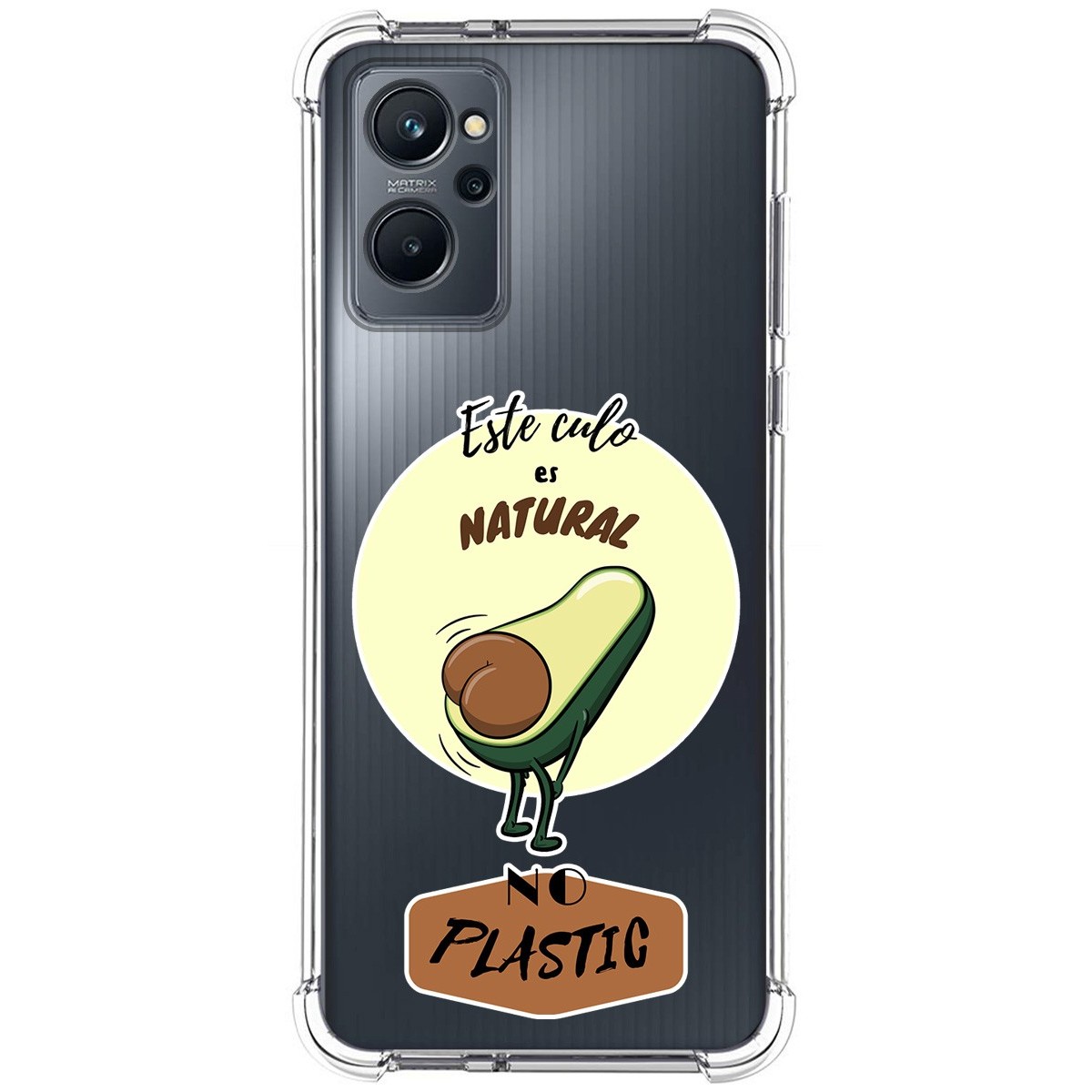 Funda Silicona Antigolpes para Realme 9i diseño Culo Natural Dibujos