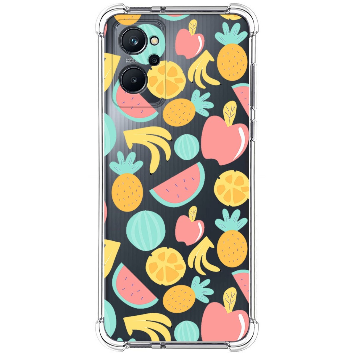 Funda Silicona Antigolpes para Realme 9i diseño Frutas 02 Dibujos