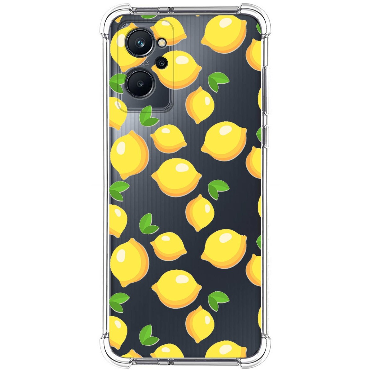 Funda Silicona Antigolpes para Realme 9i diseño Limones Dibujos