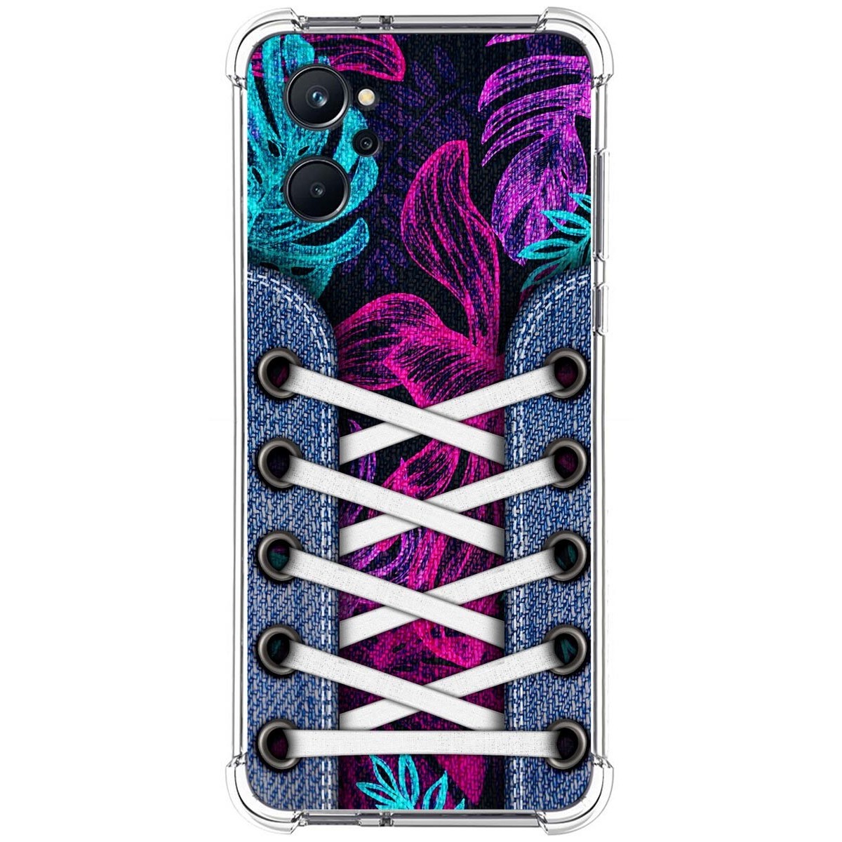 Funda Silicona Antigolpes para Realme 9i diseño Zapatillas 07 Dibujos