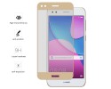 Protector Cristal Templado Frontal Completo Dorado para Huawei Y6 Pro 2017 / P9 Lite Mini Vidrio