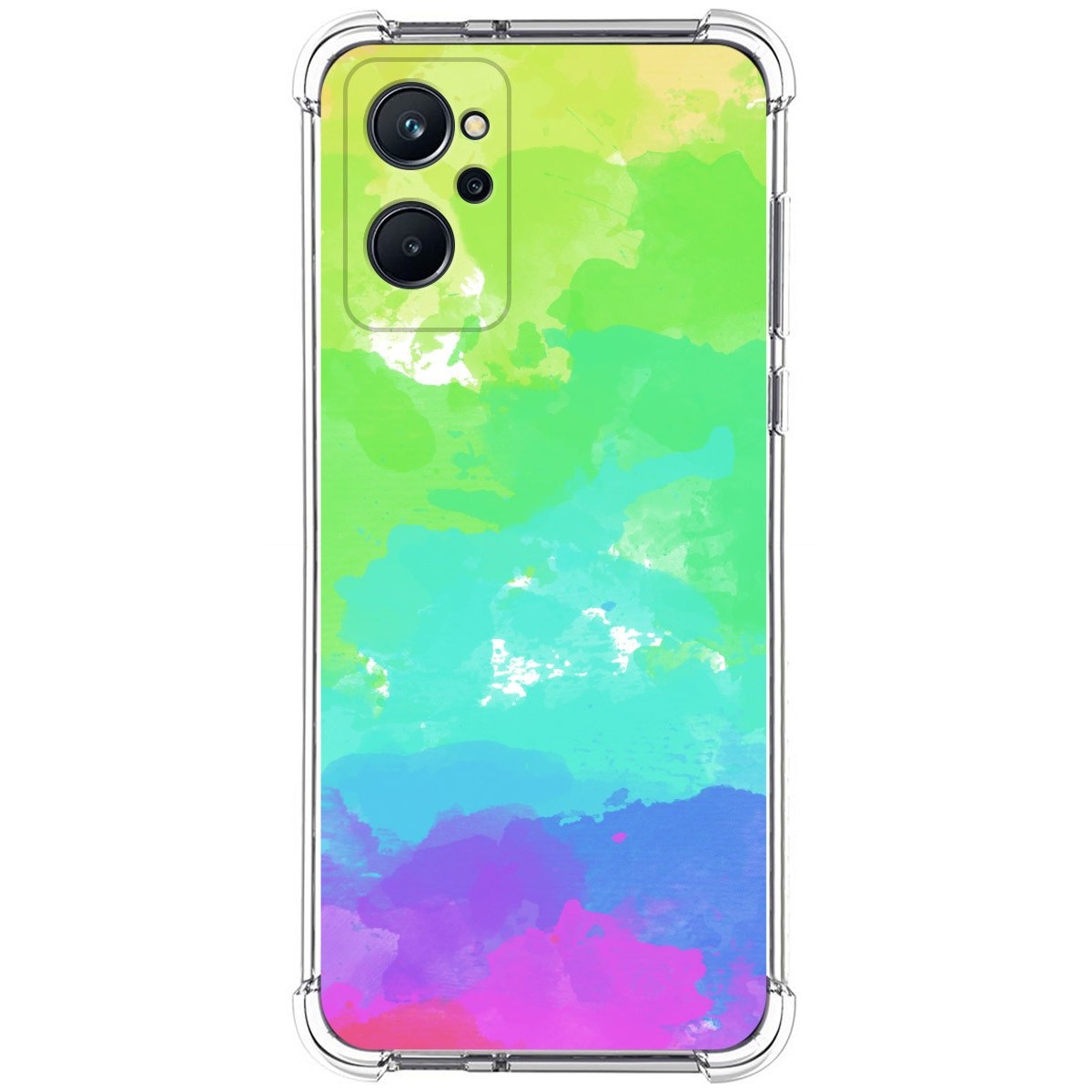 Funda Silicona Antigolpes para Realme 9i diseño Acuarela 03 Dibujos