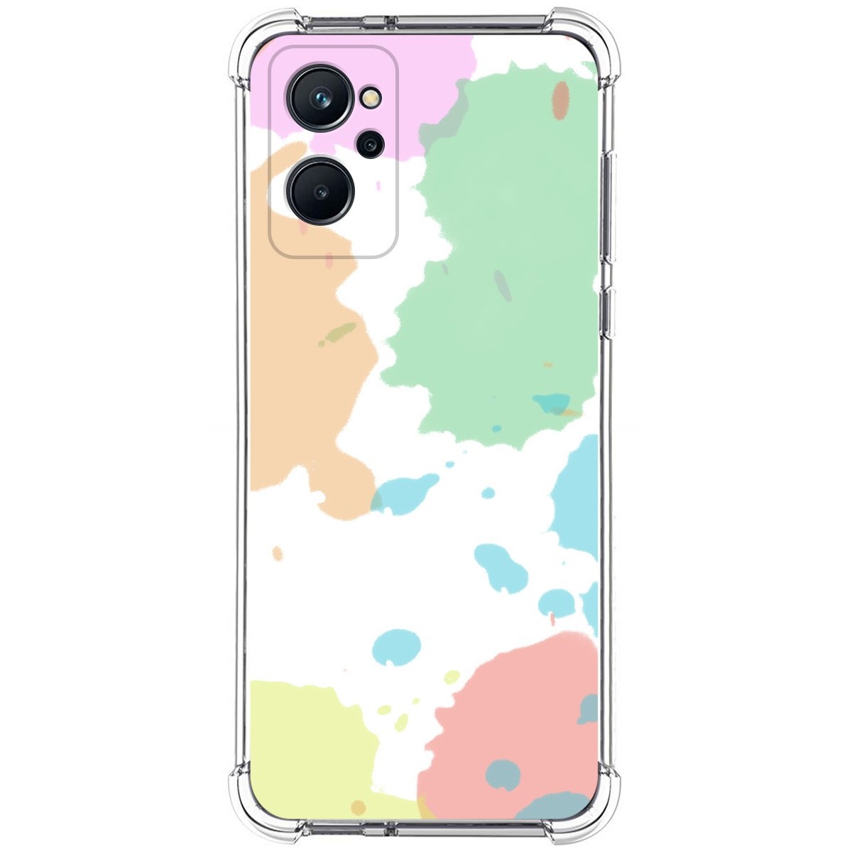 Funda Silicona Antigolpes para Realme 9i diseño Acuarela 05 Dibujos
