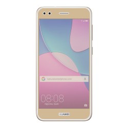 Protector Cristal Templado Frontal Completo Dorado para Huawei Y6 Pro 2017 / P9 Lite Mini Vidrio 2