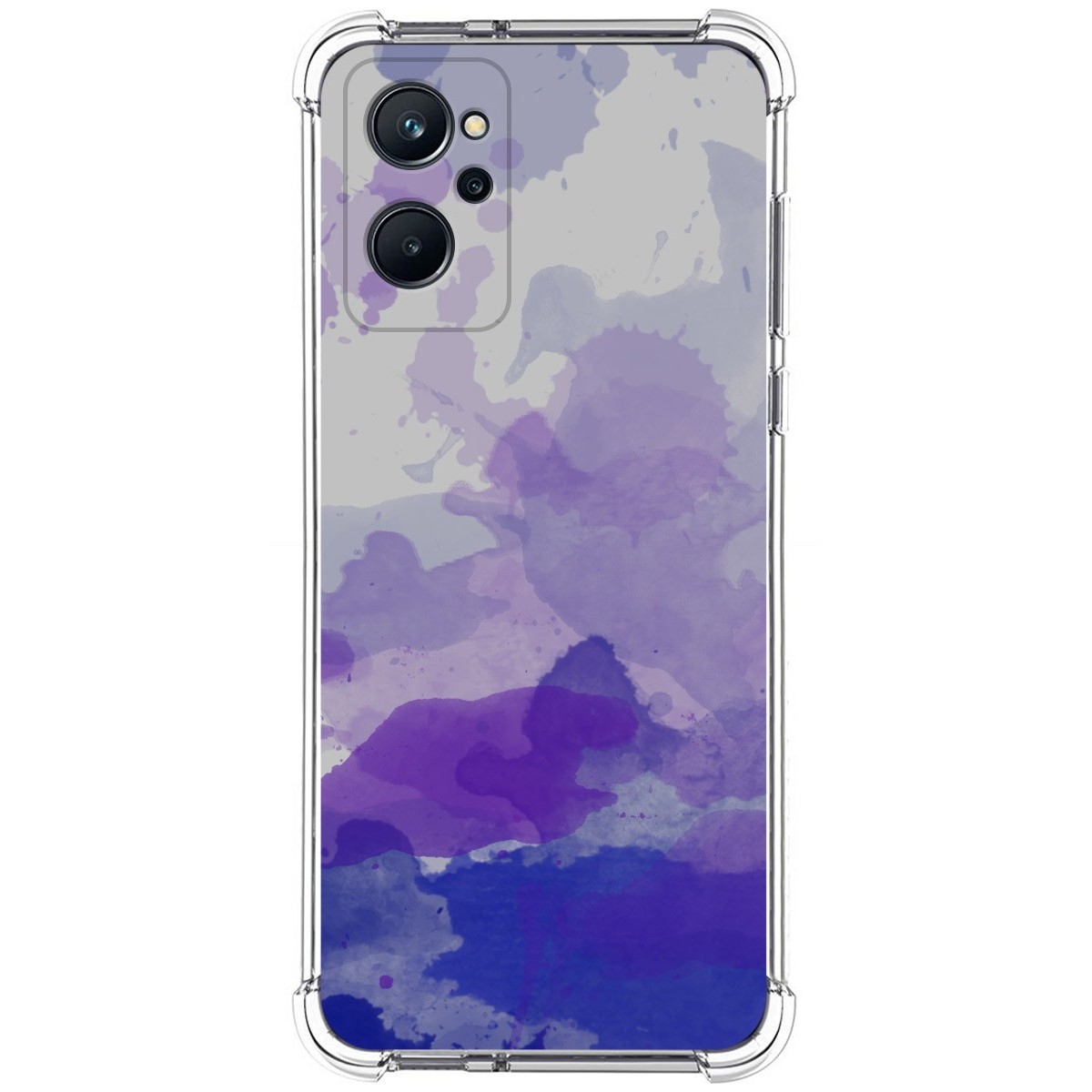 Funda Silicona Antigolpes para Realme 9i diseño Acuarela 09 Dibujos
