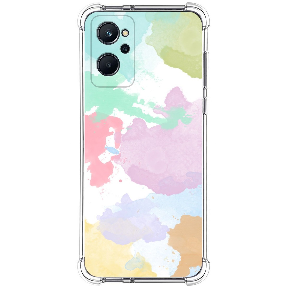 Funda Silicona Antigolpes para Realme 9i diseño Acuarela 11 Dibujos