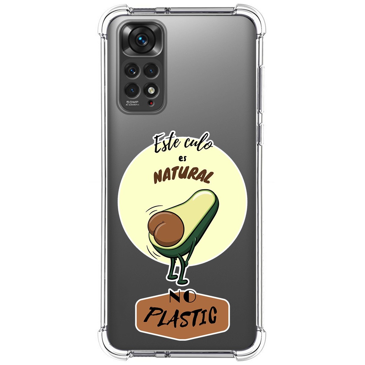 Funda Silicona Antigolpes para Xiaomi Redmi Note 11 / 11s diseño Culo Natural Dibujos