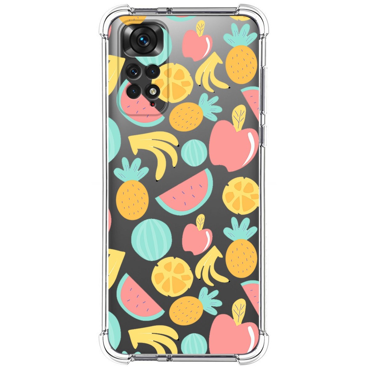 Funda Silicona Antigolpes para Xiaomi Redmi Note 11 / 11s diseño Frutas 02 Dibujos