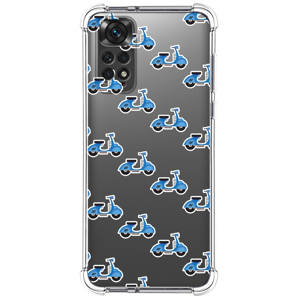 Funda Silicona Antigolpes para Xiaomi Redmi Note 11 / 11s diseño Scooter Dibujos