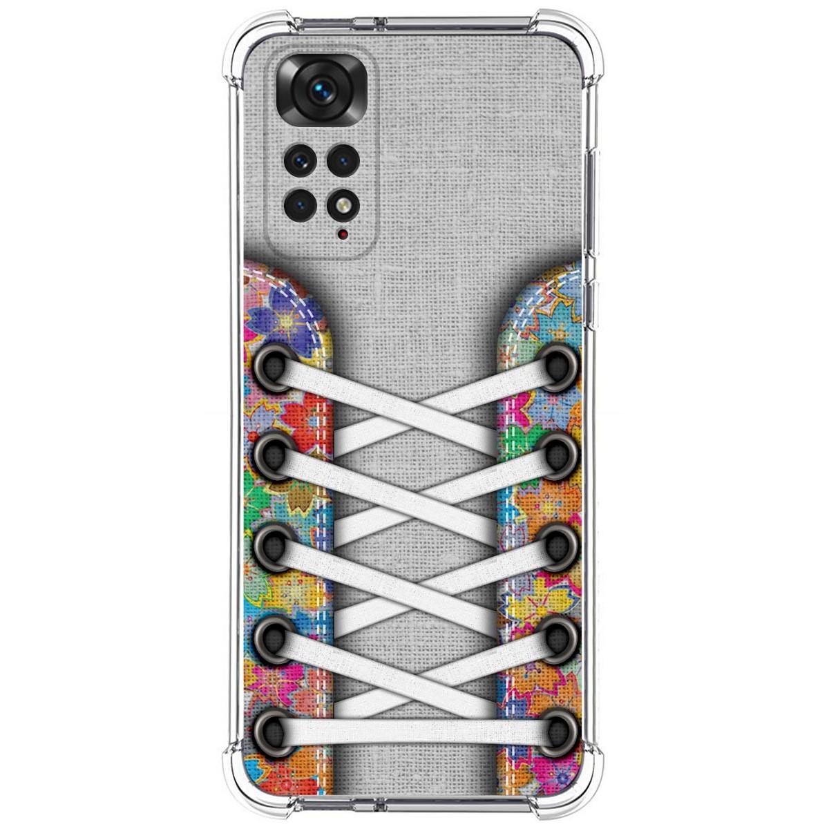 Funda Silicona Antigolpes para Xiaomi Redmi Note 11 / 11s diseño Zapatillas 04 Dibujos