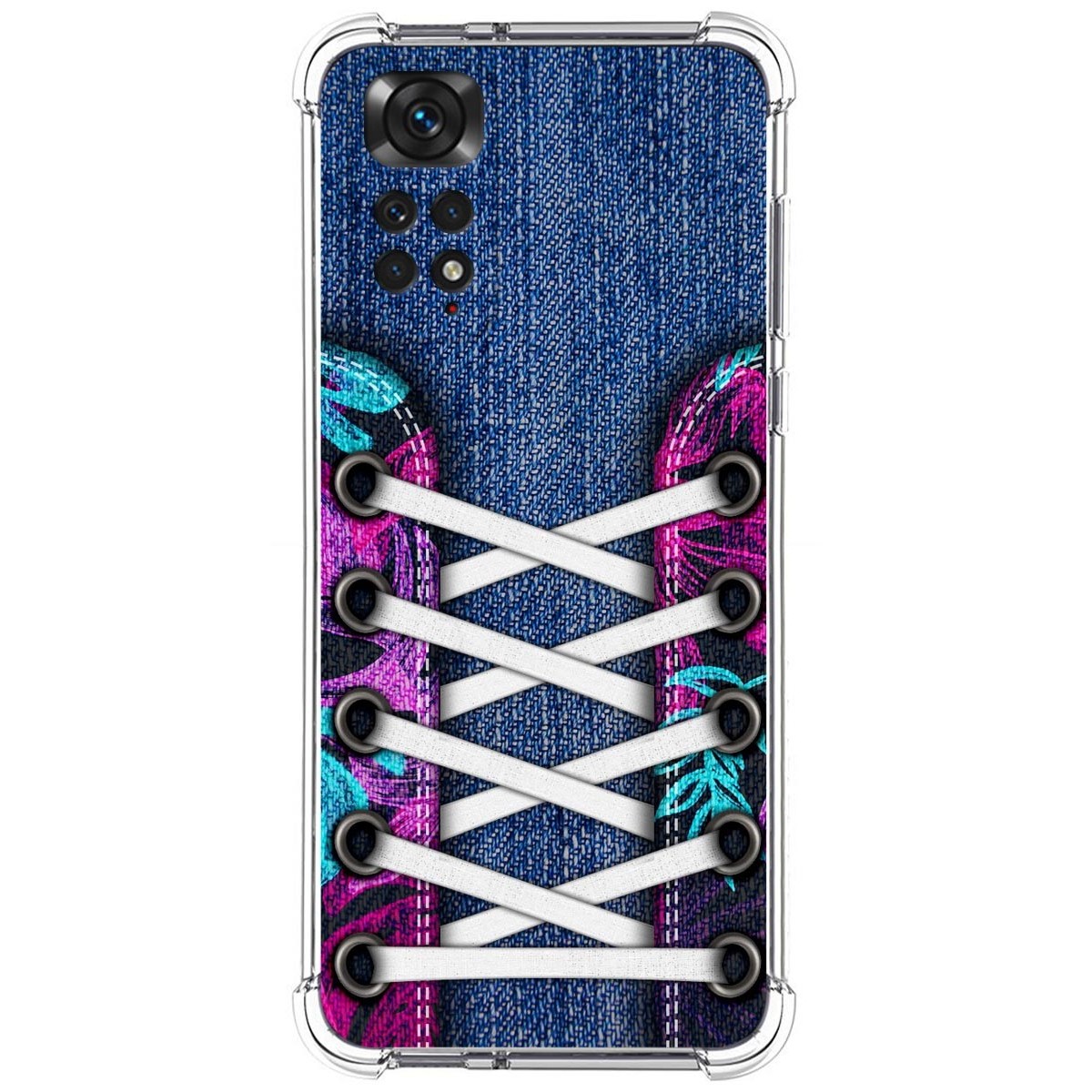 Funda Silicona Antigolpes para Xiaomi Redmi Note 11 / 11s diseño Zapatillas 06 Dibujos