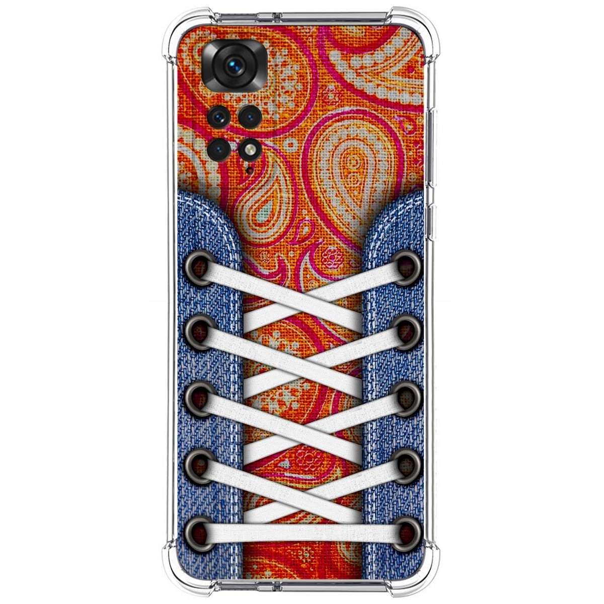 Funda Silicona Antigolpes para Xiaomi Redmi Note 11 / 11s diseño Zapatillas 10 Dibujos