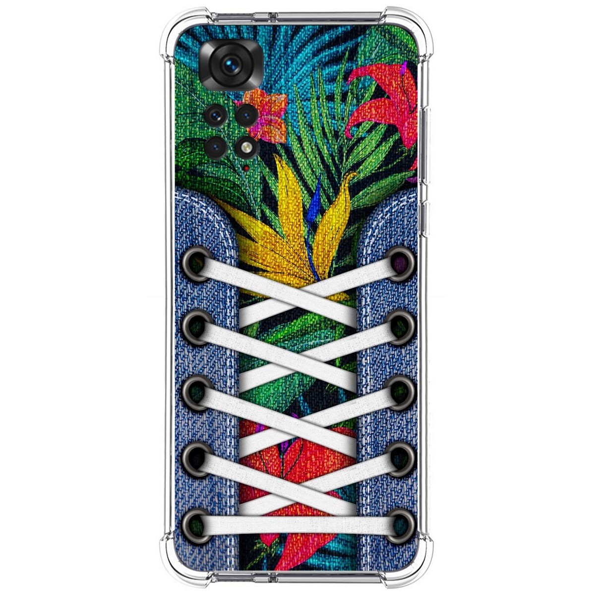 Funda Silicona Antigolpes para Xiaomi Redmi Note 11 / 11s diseño Zapatillas 12 Dibujos
