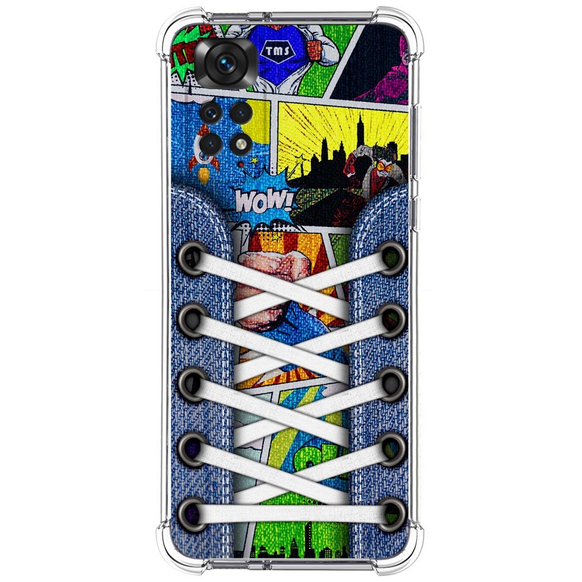 Funda Silicona Antigolpes para Xiaomi Redmi Note 11 / 11s diseño Zapatillas 14 Dibujos