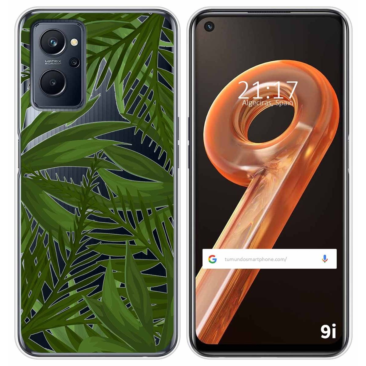 Funda Silicona Transparente para Realme 9i diseño Jungla Dibujos