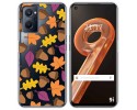 Funda Silicona Transparente para Realme 9i diseño Otoño Dibujos