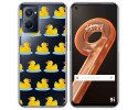 Funda Silicona Transparente para Realme 9i diseño Pato Dibujos